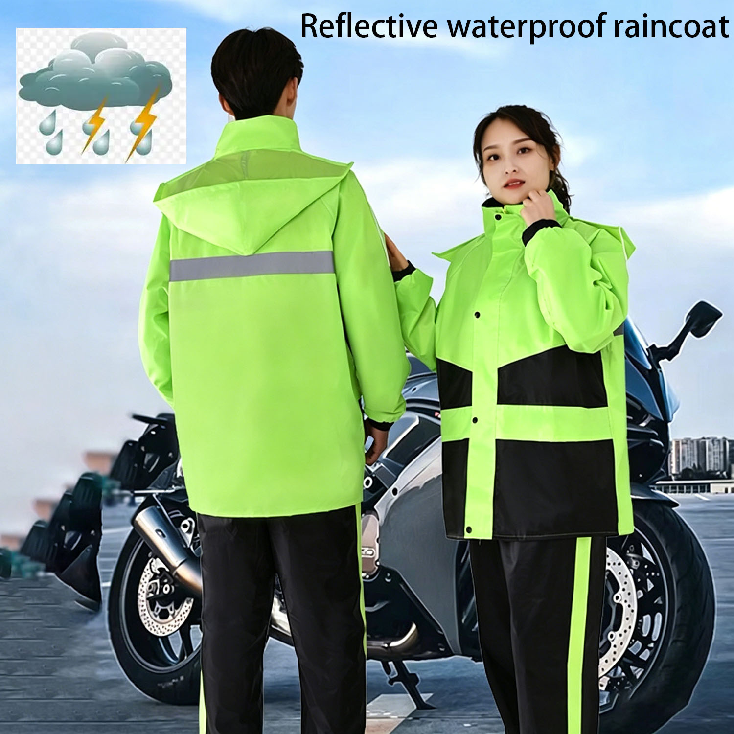 Motorcycle Gear For Woman - Kombinezony przeciwdeszczowe motocyklowe męskie damskie wodoodporne