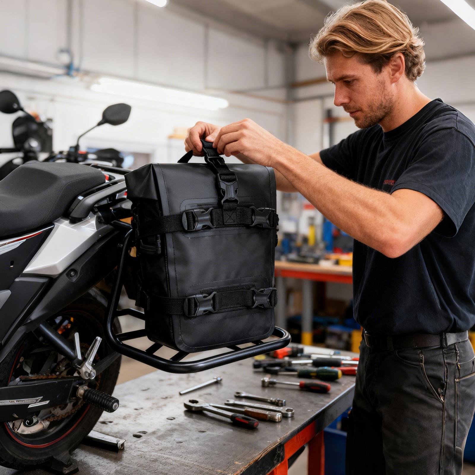 Torby na przedni bagażnik moto – Motorcycle Gear Backpack recenzja i cena